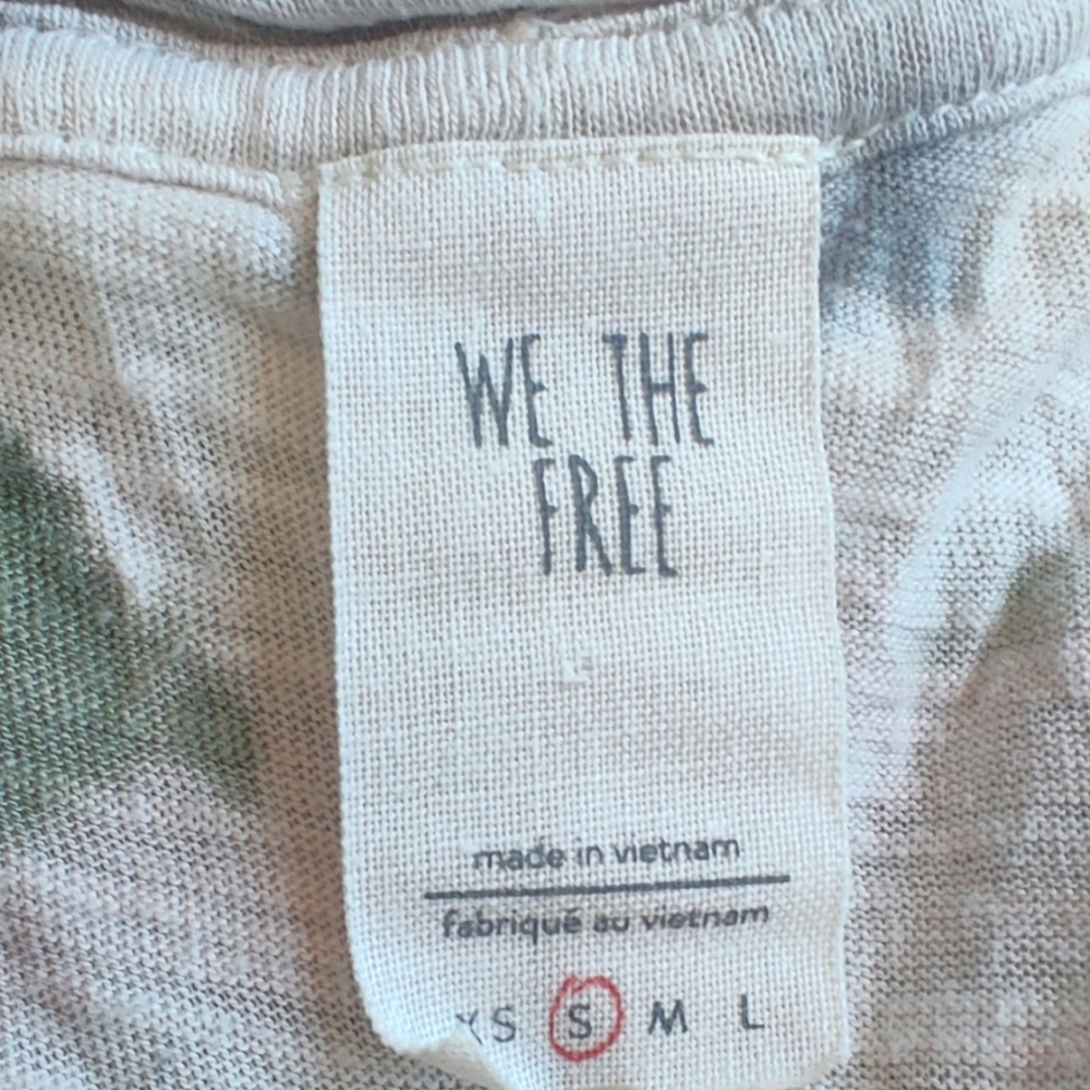 Free People We The Free Kaleidoscope Tie-Dye Tunic Beach Cover-Up Size Small - Picture 9 of 11